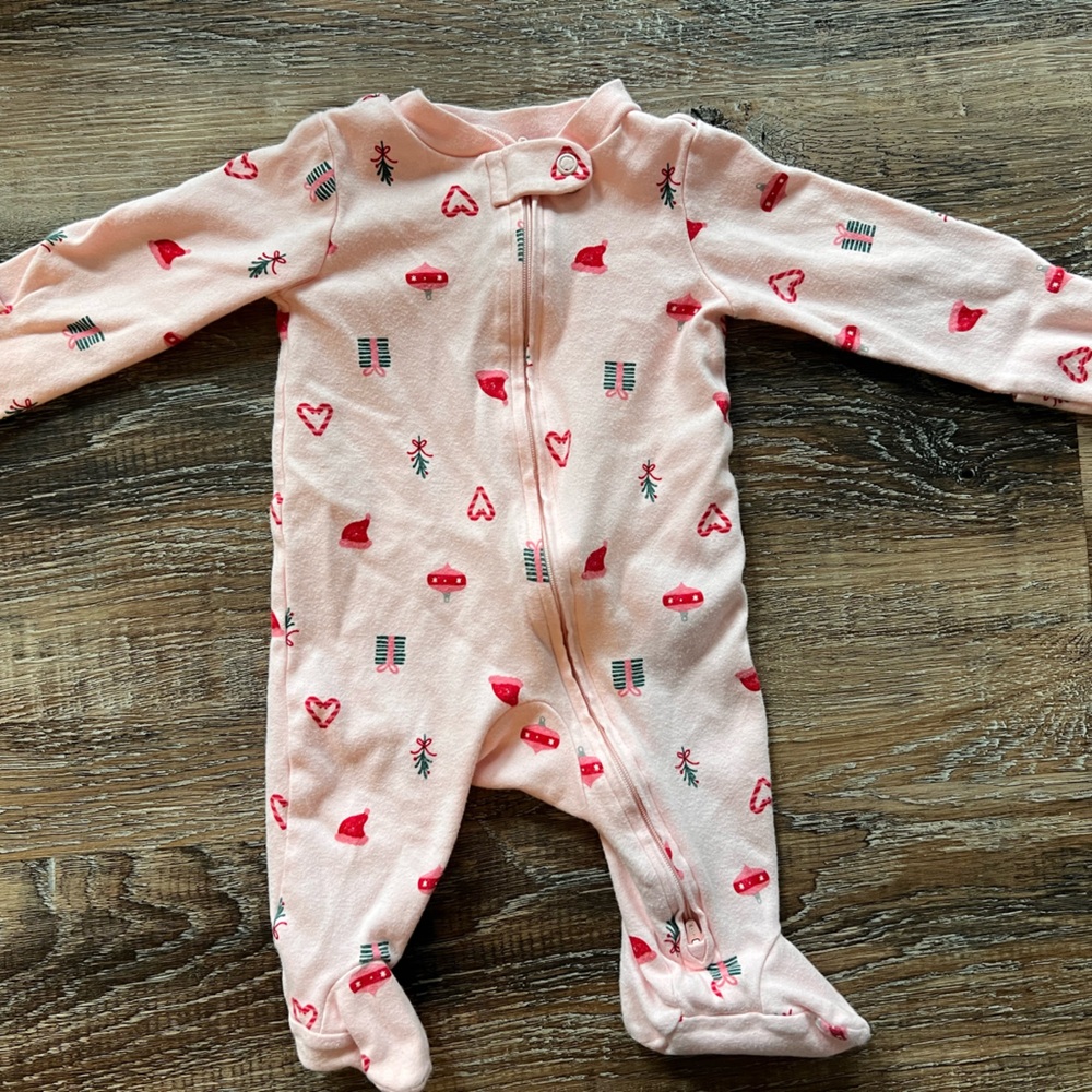Carter's Pink Christmas Jammies